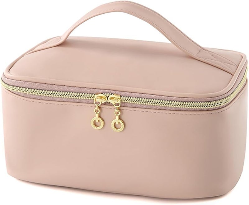 Green Compact Water Resistant Travel Toiletry Bag with Multiple Compartments and Hook - Image 5